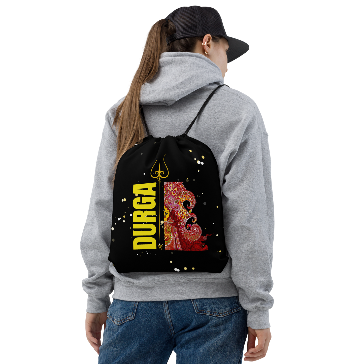Drawstring bag: Durga