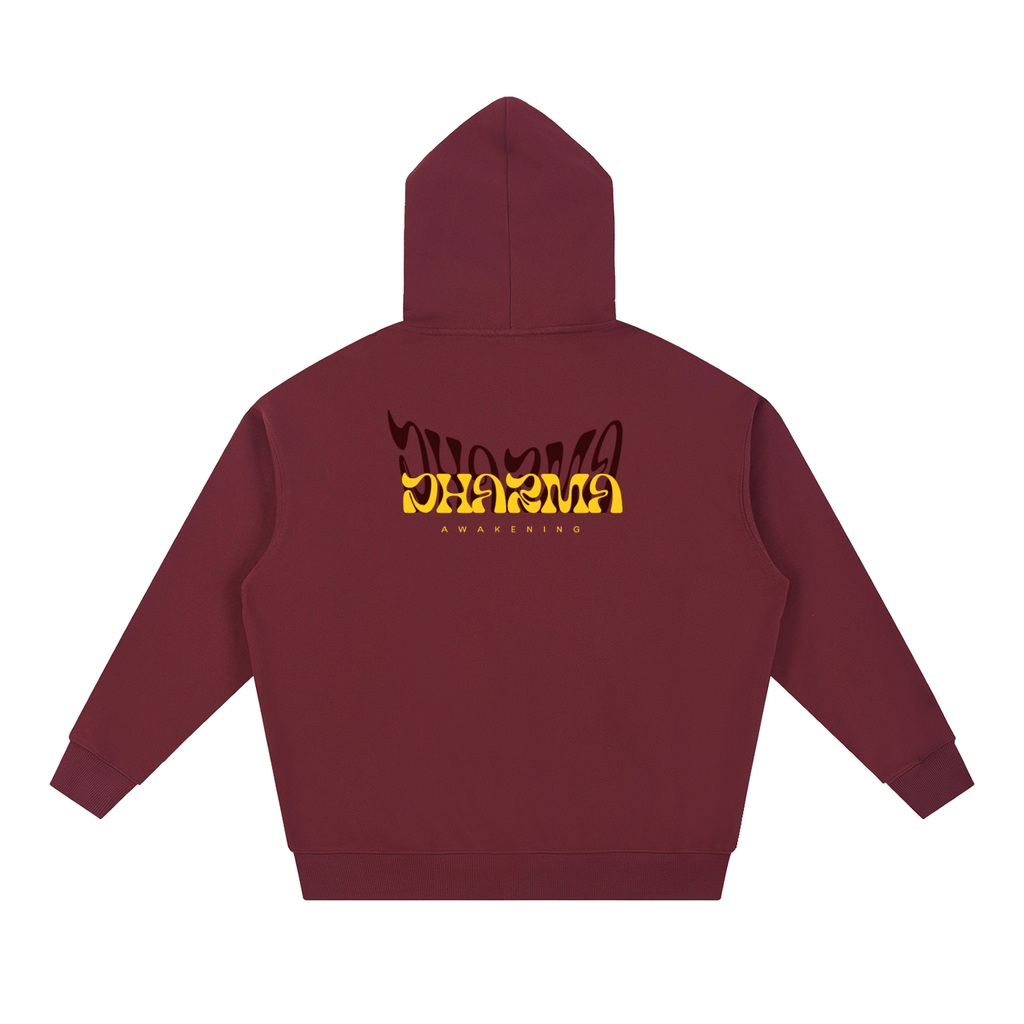 Karma Dharma Shadow Hoodie - Burgundy