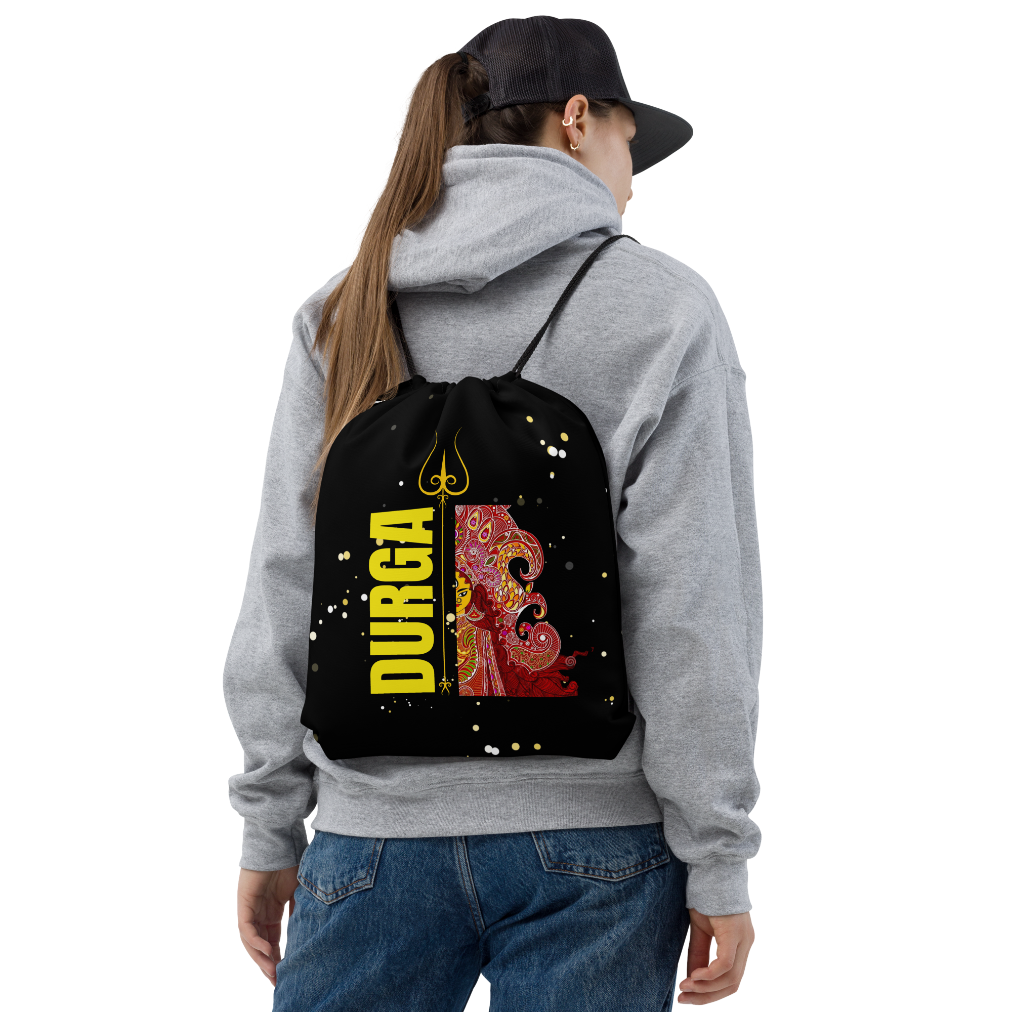 Drawstring bag: Durga