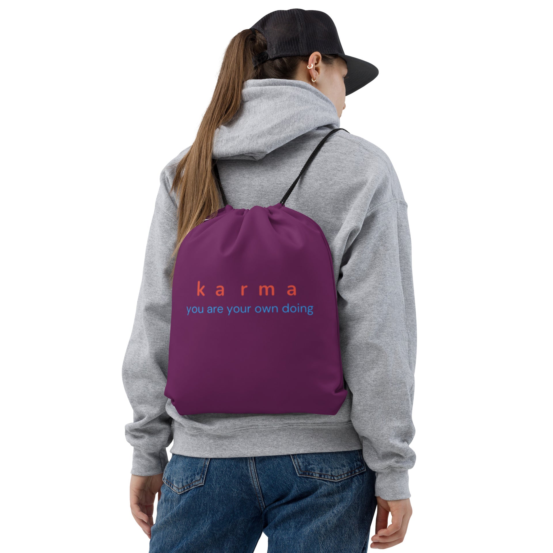 Drawstring Bag - Karma
