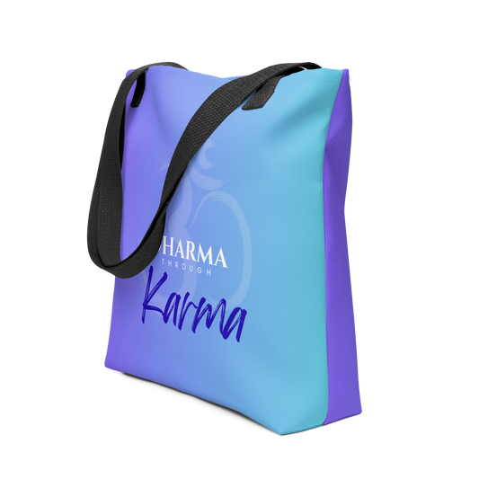 Dharma Through Karma - Tote bag