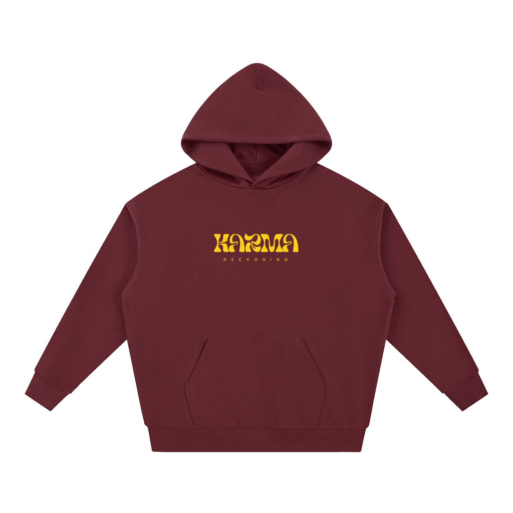Karma Dharma Shadow Hoodie - Burgundy