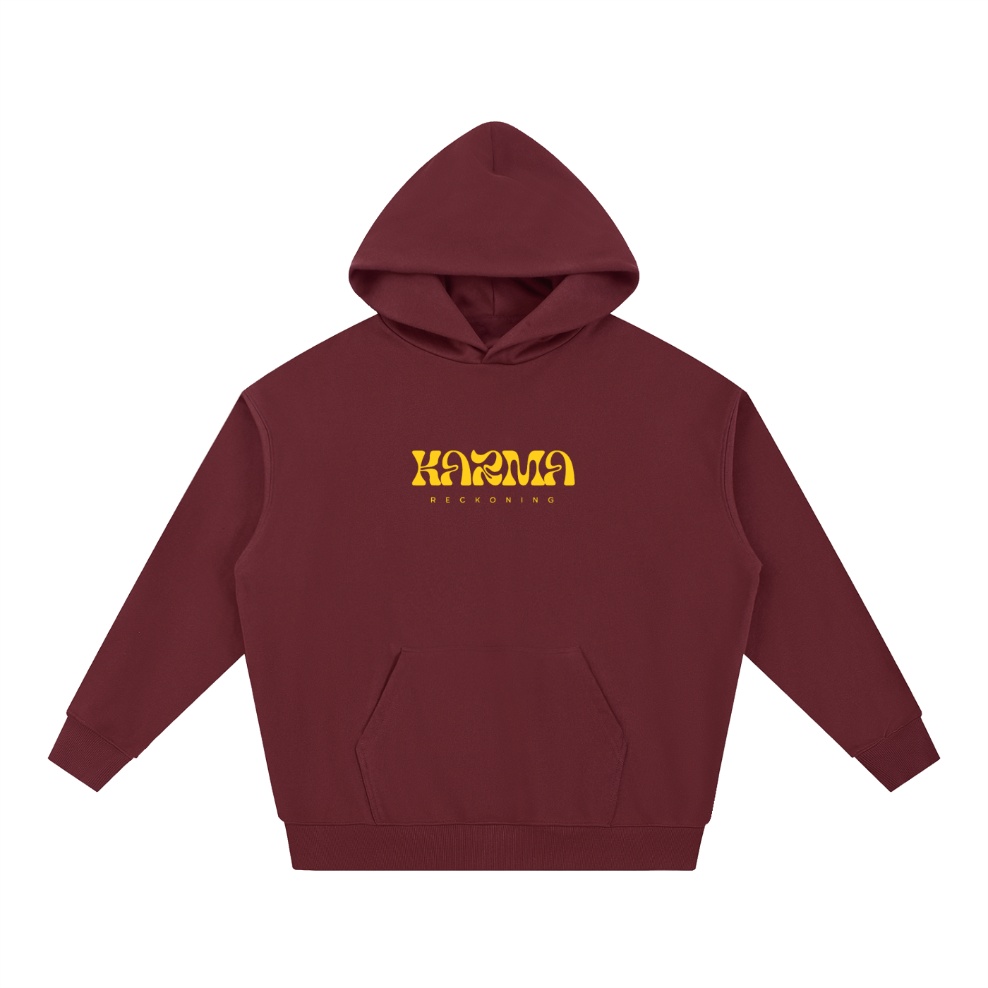Karma Dharma Shadow Hoodie - Burgundy