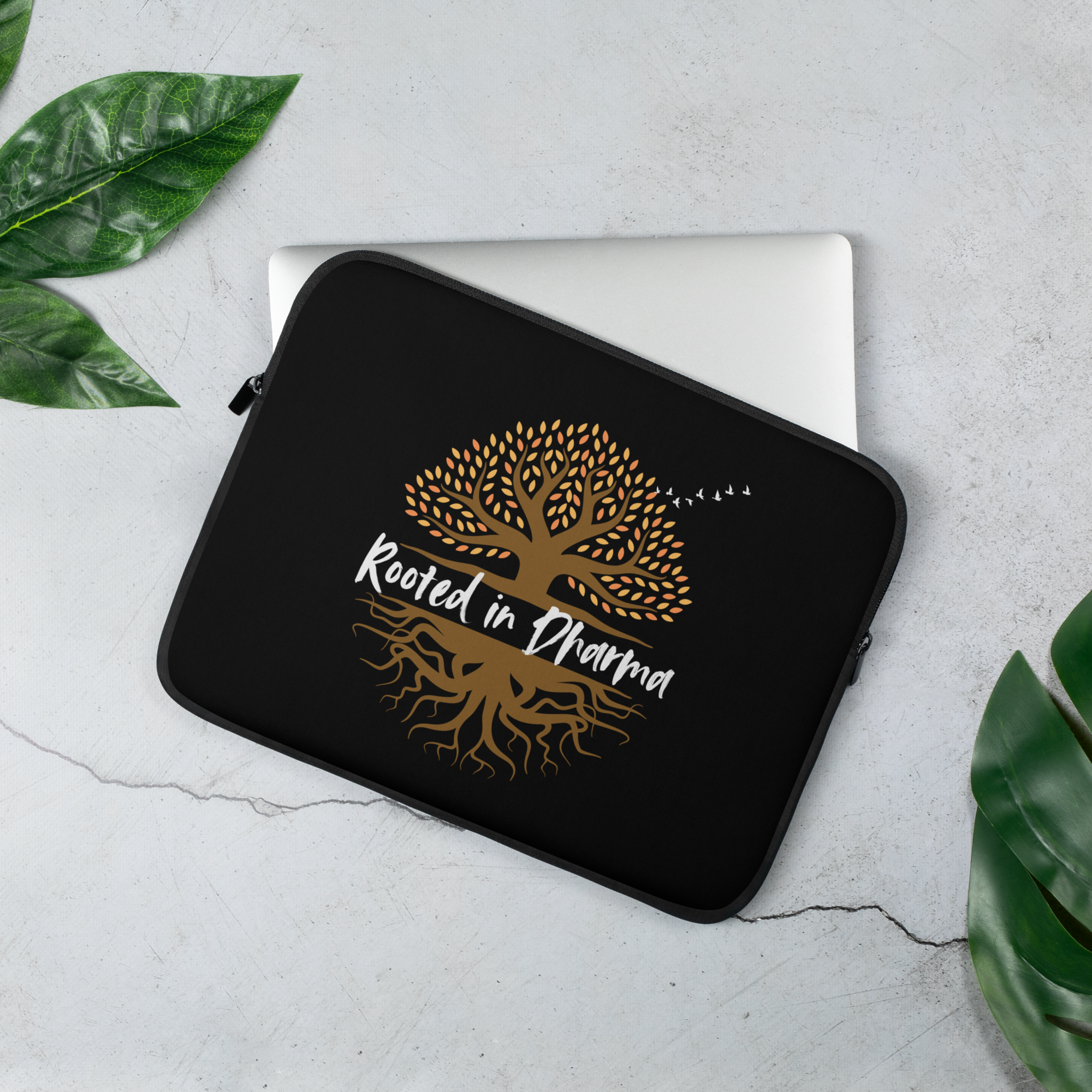 Laptop Sleeve (Black) - Rooted In Dharma