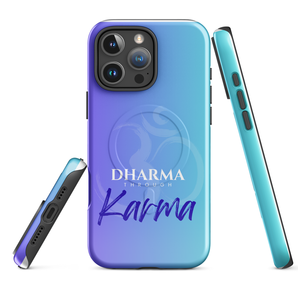 Dharma Through Karma - MagSafe® tough case for iPhone®