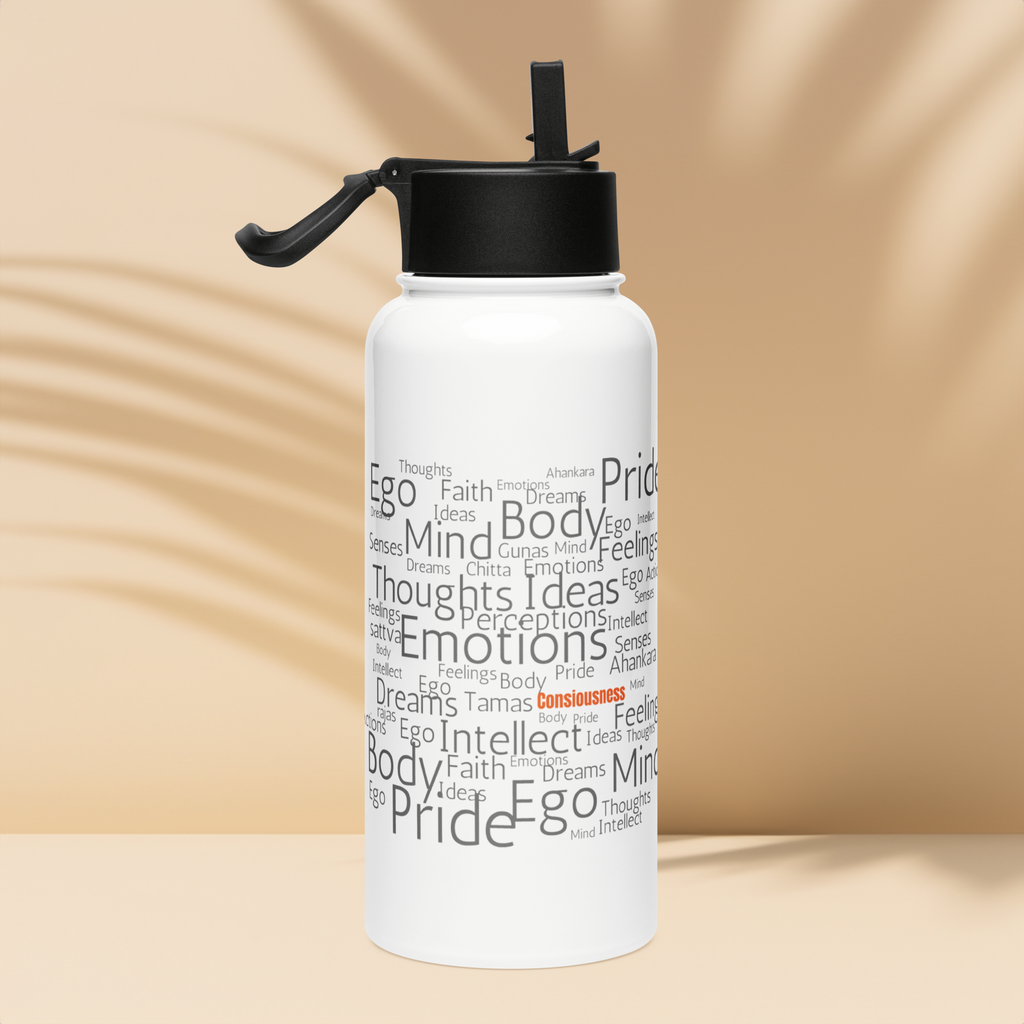 WHO RU? - Stainless steel water bottle